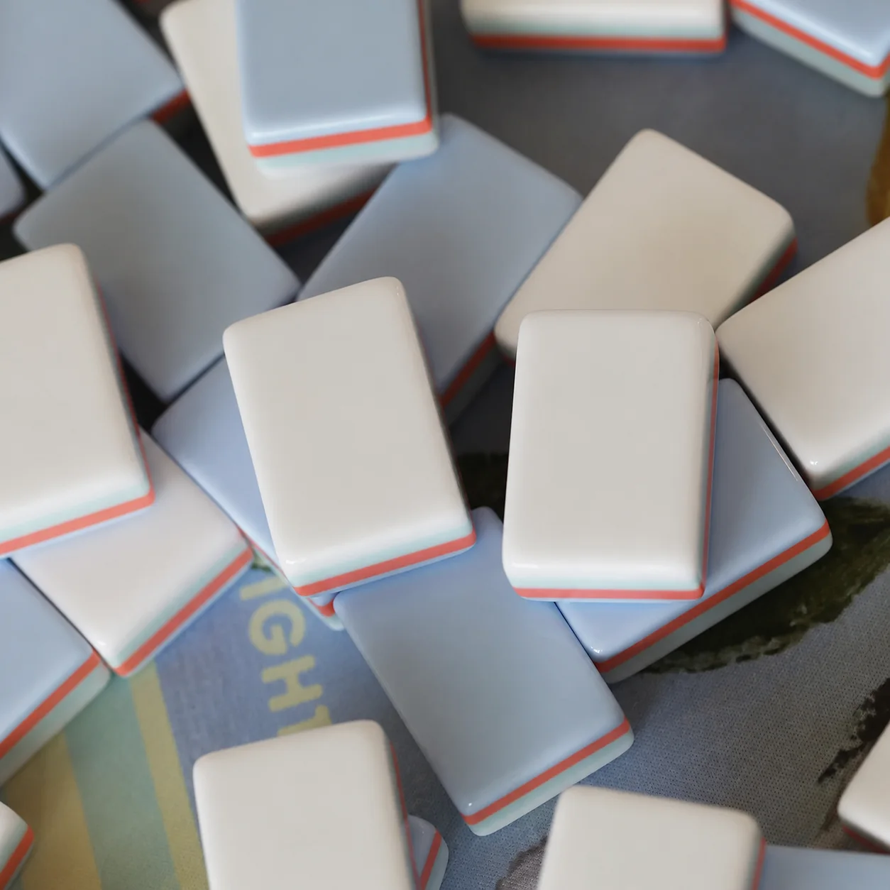 Matching blank Mahjong tile body for reference Henrymahjong039