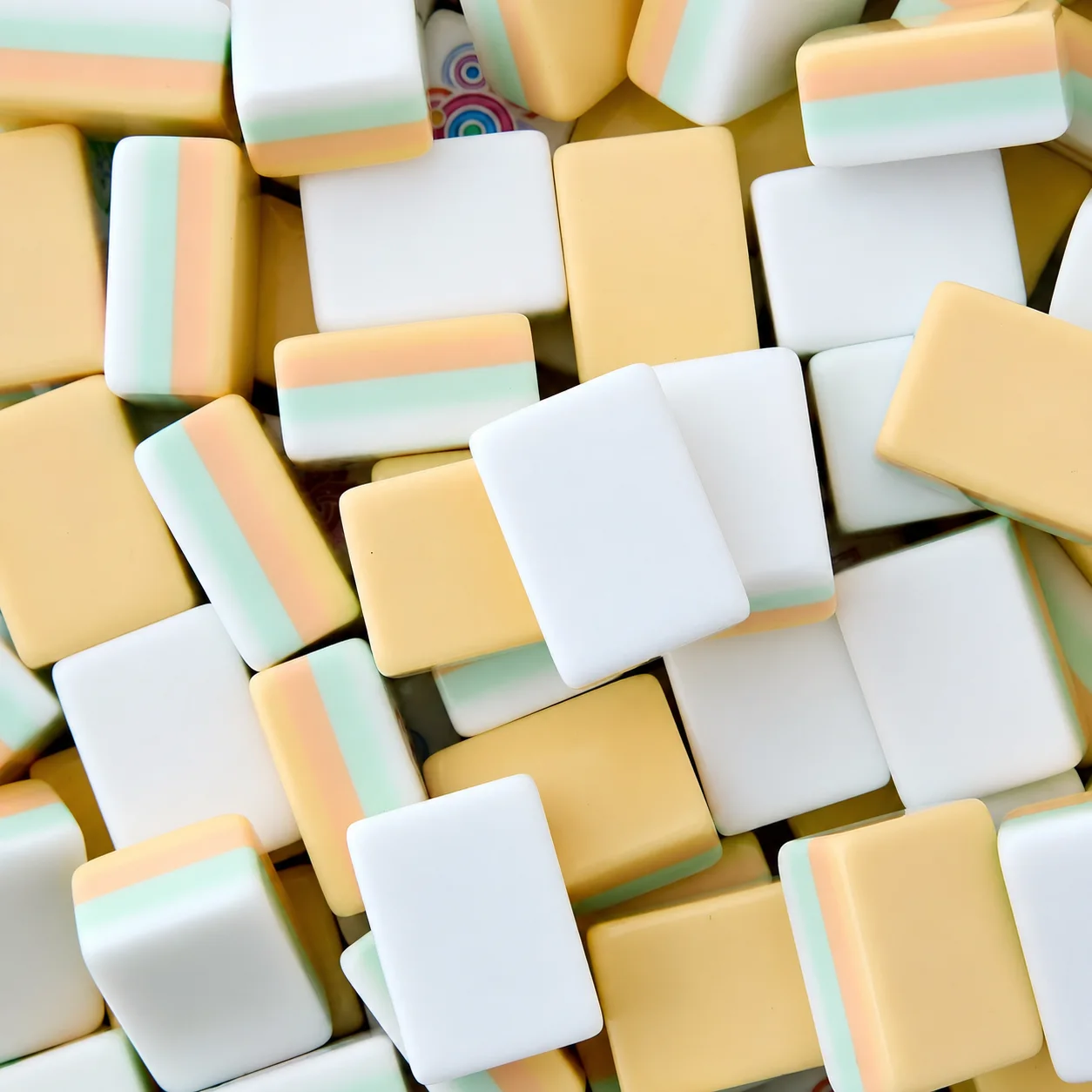 Matching blank Mahjong tile body for reference Henrymahjong044