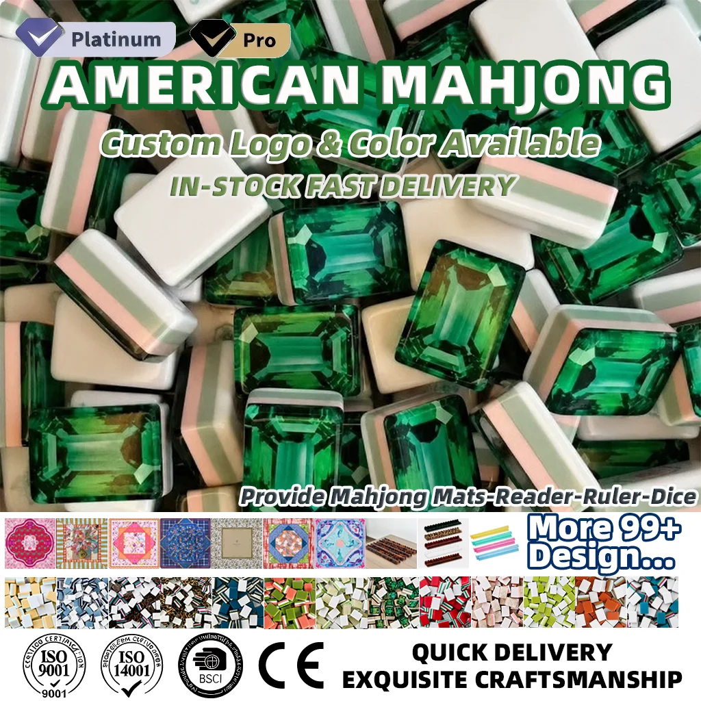 Marketing view of ready-stock Mahjong set reference Henrymahjong156