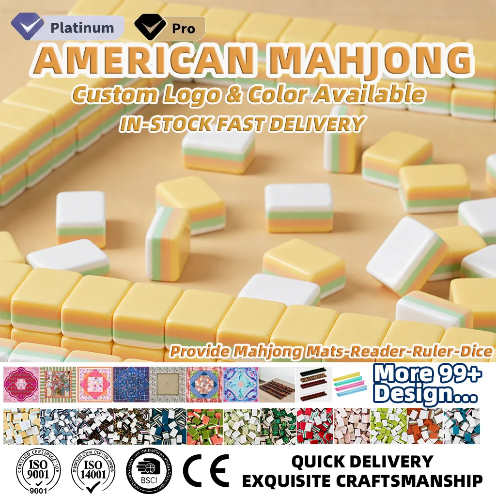 Marketing view of ready-stock Mahjong set reference Henrymahjong168