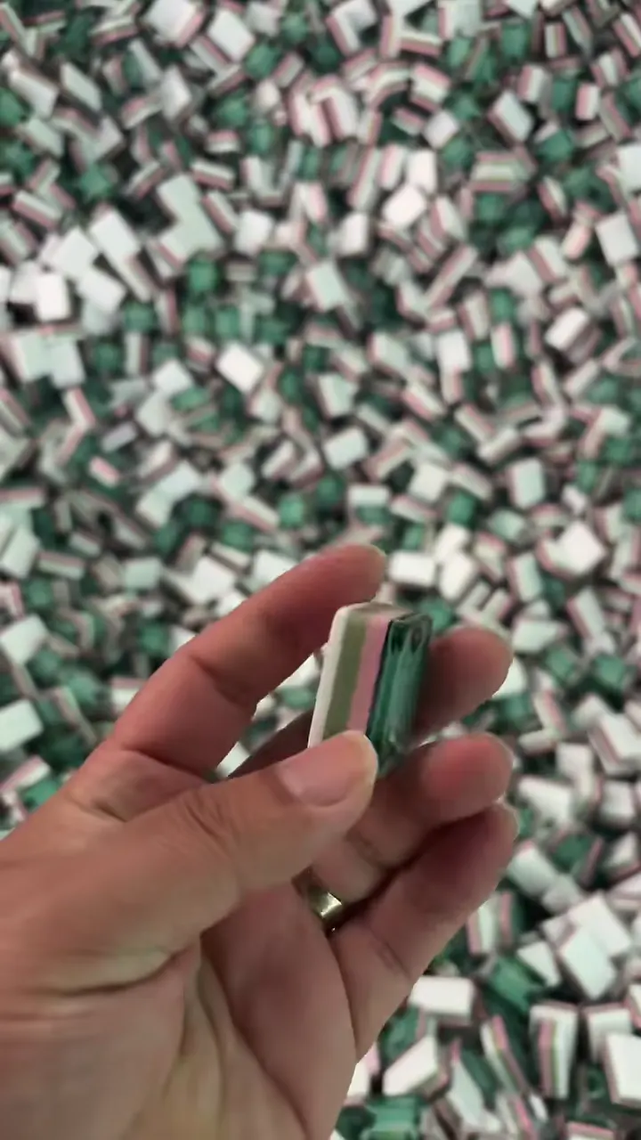 Patterned 4-Layer Acrylic Mahjong Tile Blanks material reference